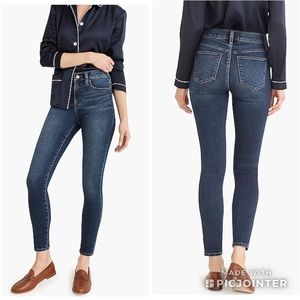 J Crew 9” High-Rise Toothpick Jeans. Never worn.